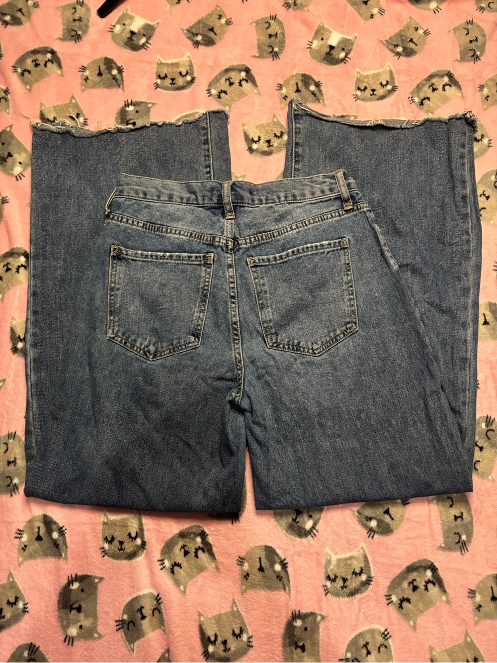 Fashion Nova High Rise Wide Leg Jeans
